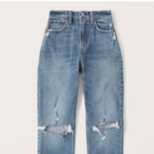 The 90s straight Abercrombie jeans